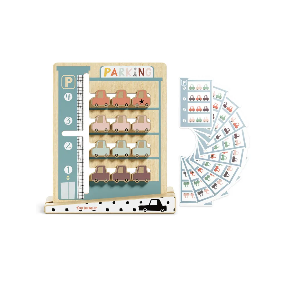 Układanka logiczna dla dzieci Parking Topbright