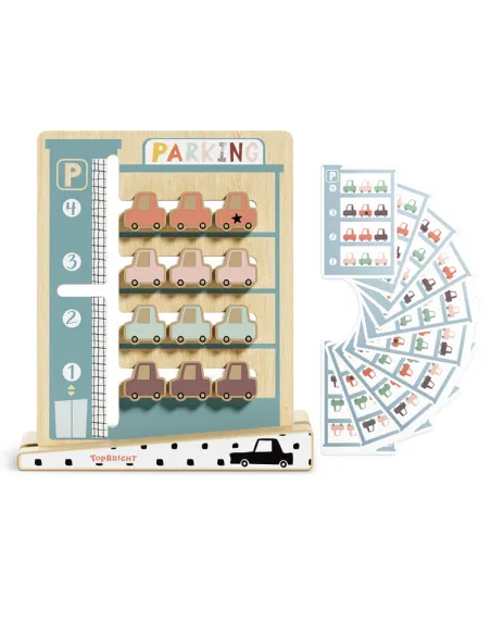 Układanka logiczna dla dzieci Parking Topbright