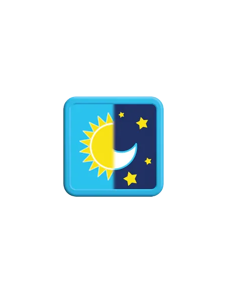 Sensoryczny Kwadrat Słońce i Księżyc PlayTab Fat Brain Toy