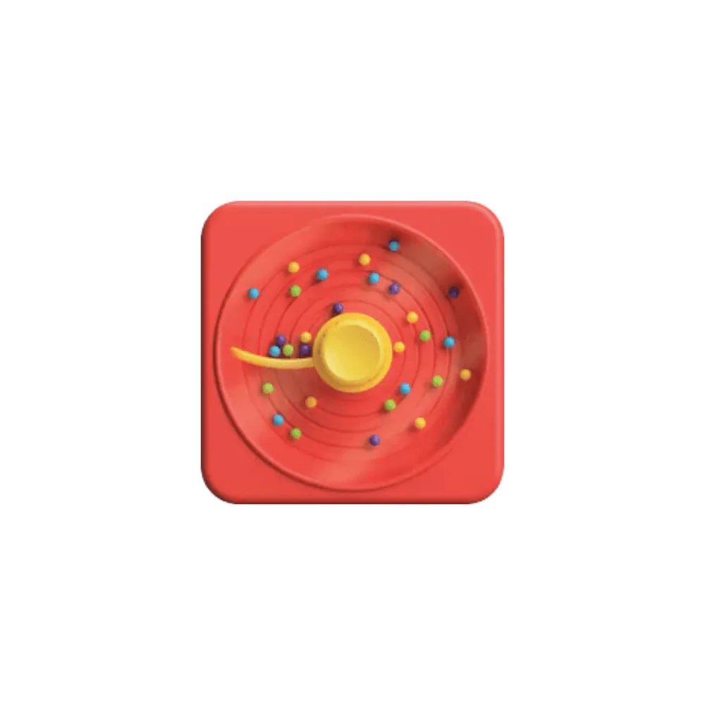 Sensoryczny Kwadrat Zmiatacz Kulek PlayTab Fat Brain Toy