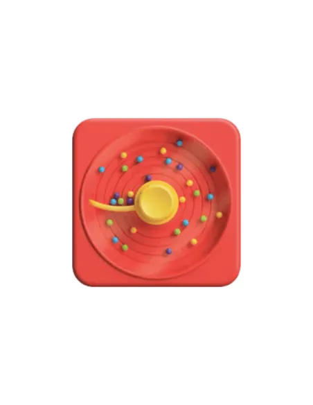 Sensoryczny Kwadrat Zmiatacz Kulek PlayTab Fat Brain Toy