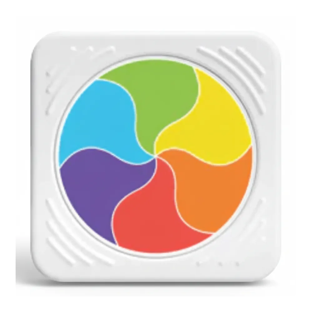 Sensoryczny Kwadrat Tęczowe Kółeczko PlayTab Fat Brain Toy