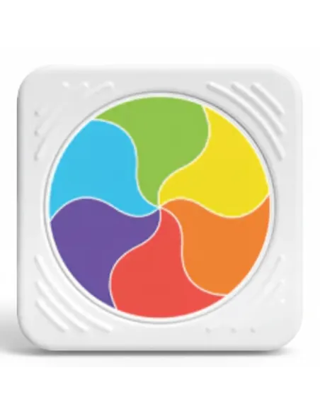 Sensoryczny Kwadrat Tęczowe Kółeczko PlayTab Fat Brain Toy