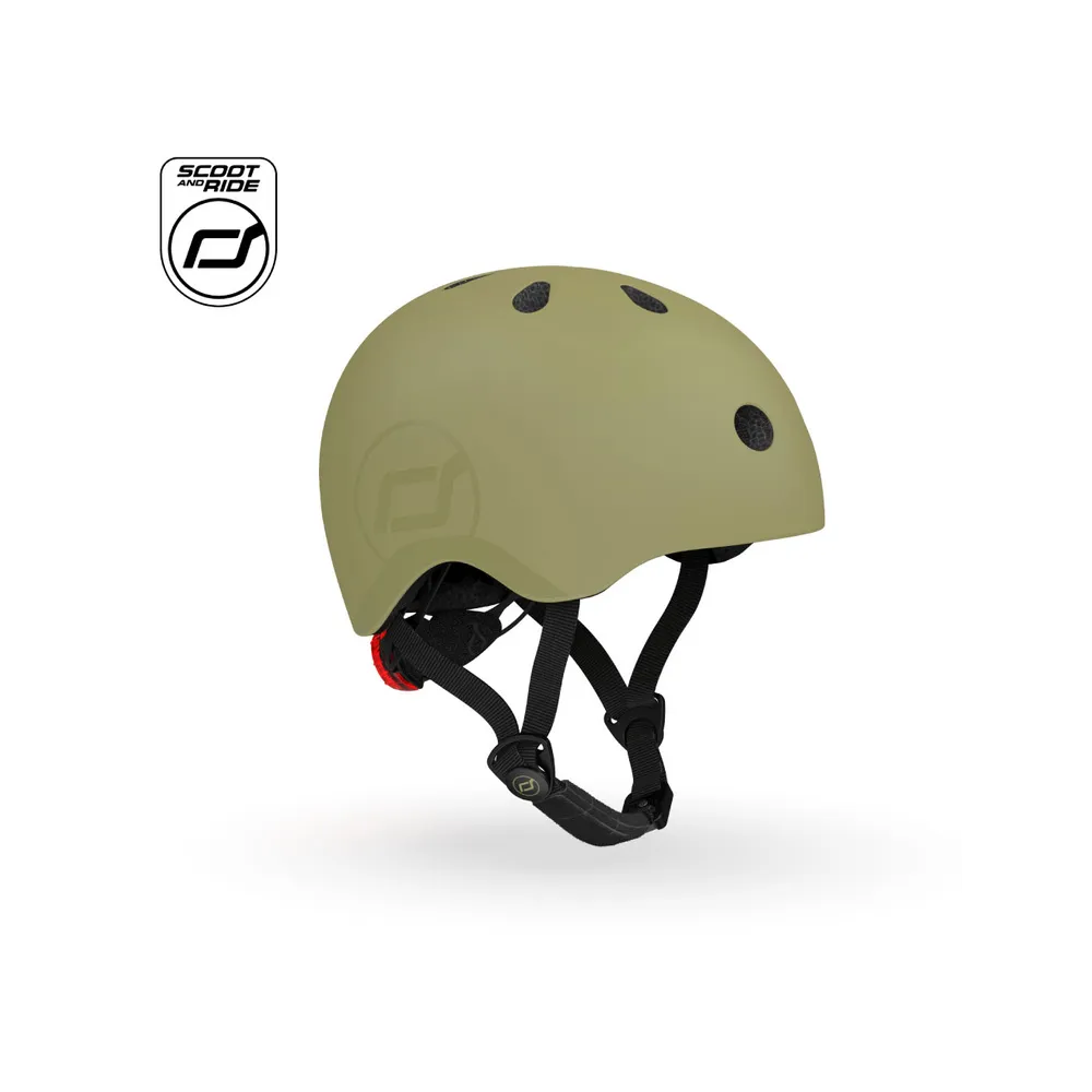 Kask S-M dla dzieci 3+ Olive SCOOTANDRIDE