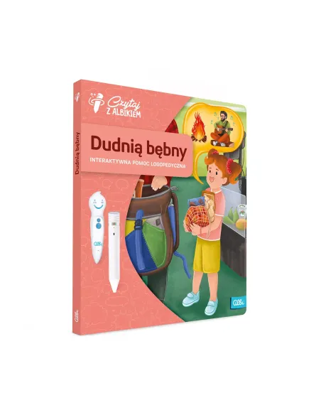 Książka Dudnią bębny Interaktywna pomoc logopedyczna Albi Czytaj z Albikiem