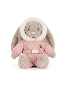 Króliczek Beżowy w Kombinezonie Zimowym Jellycat