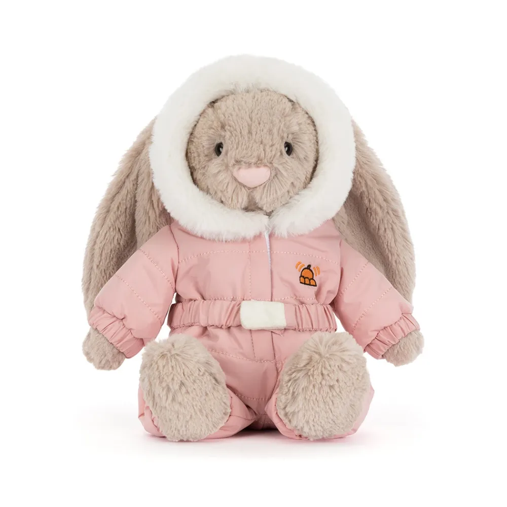 Króliczek Beżowy w Kombinezonie Zimowym Jellycat