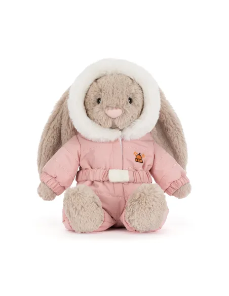 Króliczek Beżowy w Kombinezonie Zimowym Jellycat