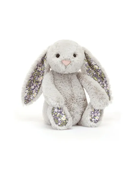 Króliczek z Kwiecistymi Uszami Srebrny 31cm Jellycat
