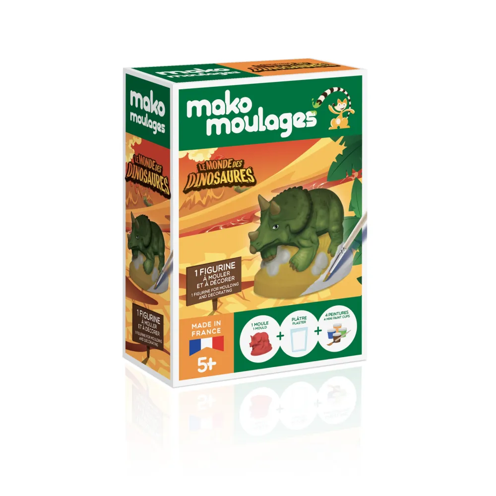 Gipsowe Figurki Triceratops Mako Moulages