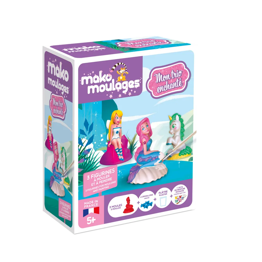 Gipsowe Figurki Zaczarowana Trójka Mako Moulages