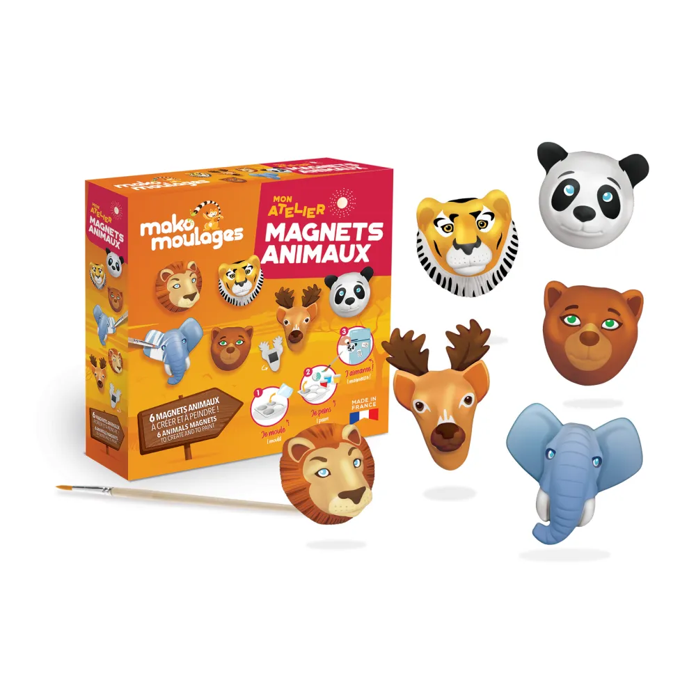 Zestaw Zwierzęta Gipsowe Figurki Mako Moulage Creations