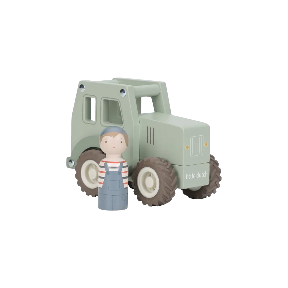 Drewniany Traktor Little Dutch