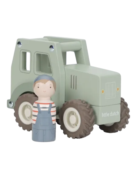 Drewniany Traktor Little Dutch