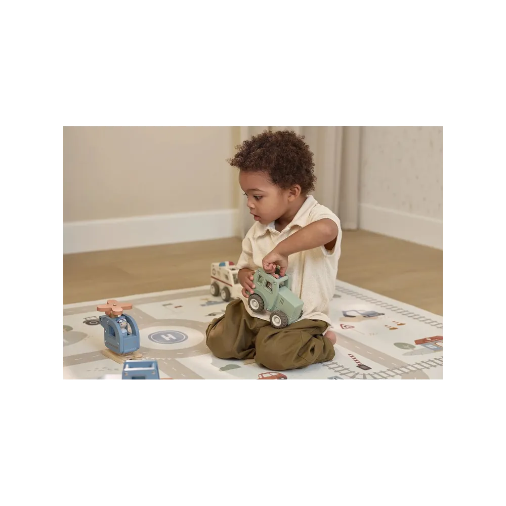 Samochody, garaże, kolejki dla dzieci