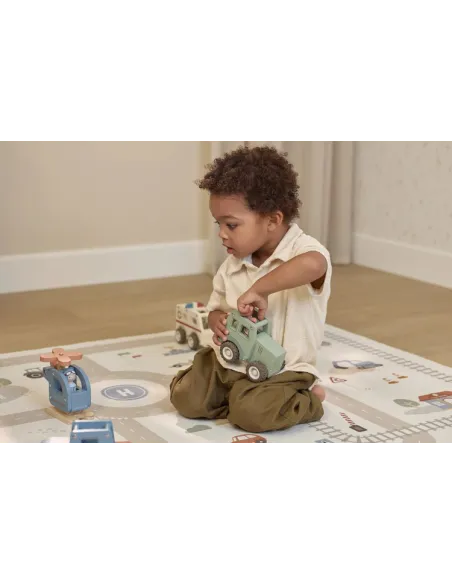 Samochody, garaże, kolejki dla dzieci