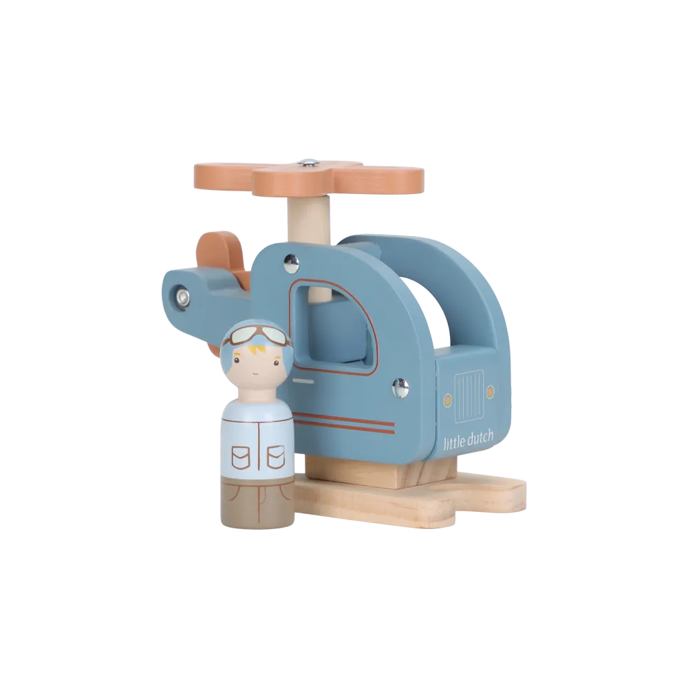 Drewniany Helikopter Little Dutch