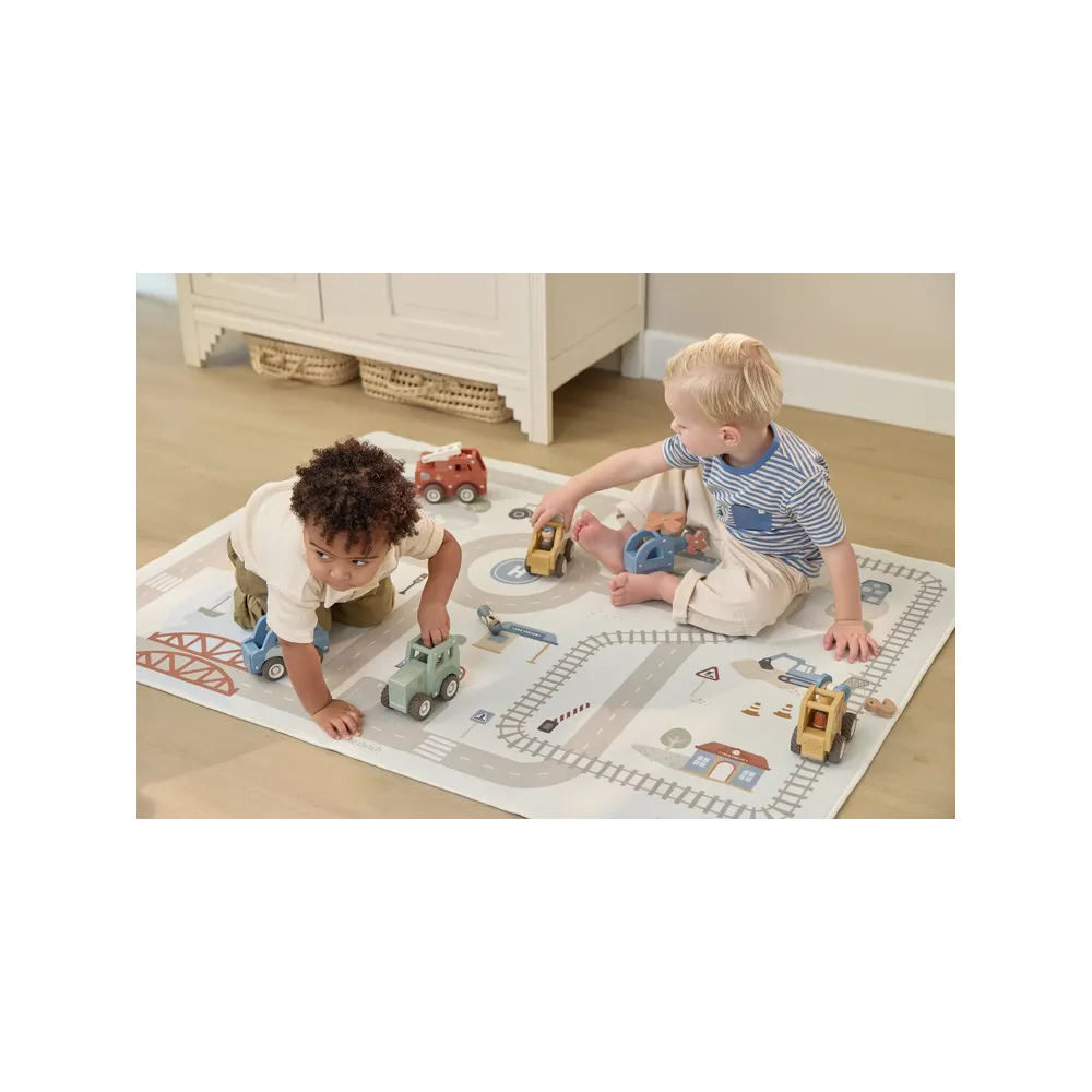 Samochody, garaże, kolejki dla dzieci