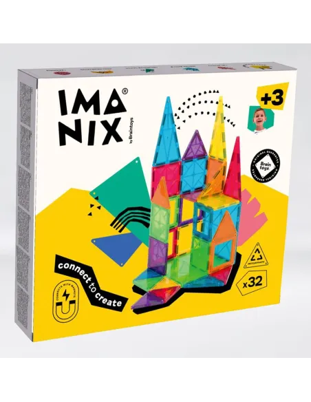 Klocki magnetyczne CLASSIC 32 elem Imanix