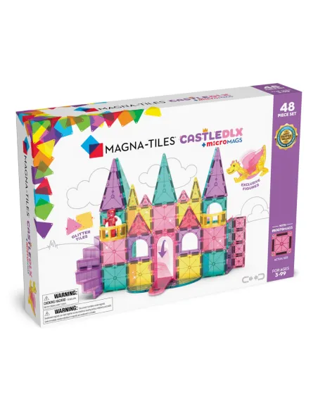Klocki Magnetyczne Zamek DLX 48 el Magna Tiles