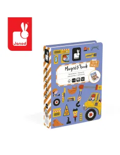 Magnetyczna układanka Plac budowy Magnetibook Janod