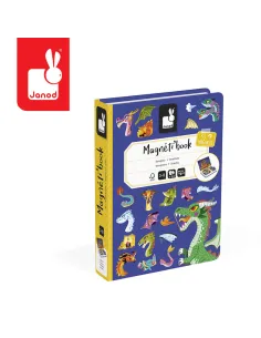 Magnetyczna układanka Smoki Magnetibook Janod