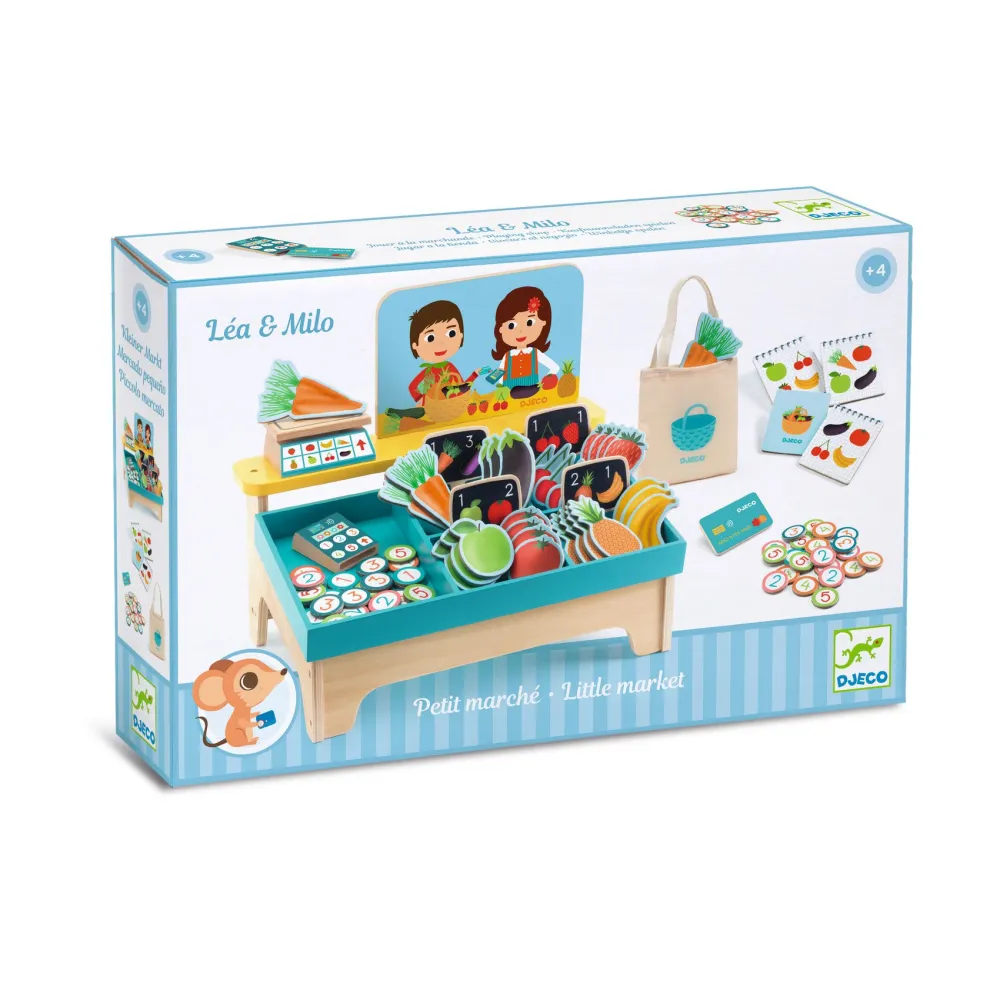Odgrywanie ról MAŁY MARKET Mia & Léo Djeco