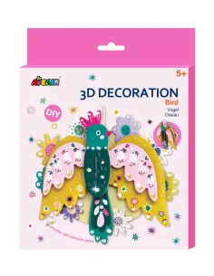 Zestaw artystyczny dekoracje 3D Ptaki Avenir