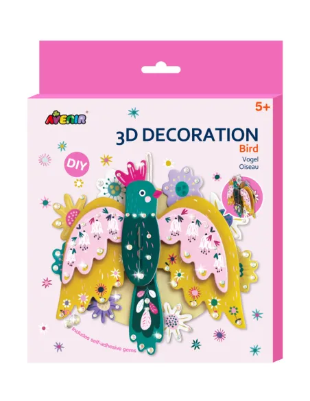Zestaw artystyczny dekoracje 3D Ptaki Avenir
