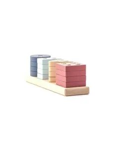 Drewniany Sorter Pastelowy Cubika 2