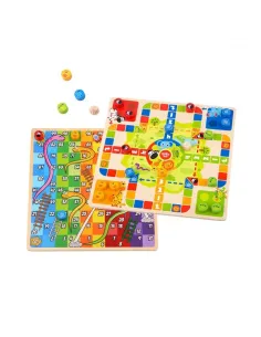 Gry Planszowe Logiczne 2w1 Ludo Chińczyk TOOKY TOY
