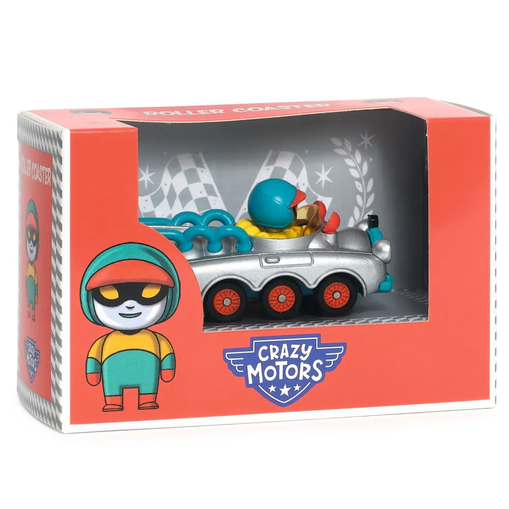 Autko CRAZY MOTORS ROLLER COASTER Djeco