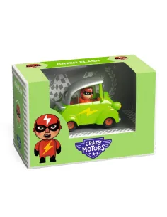 Autko CRAZY MOTORS GREEN FLASH Djeco