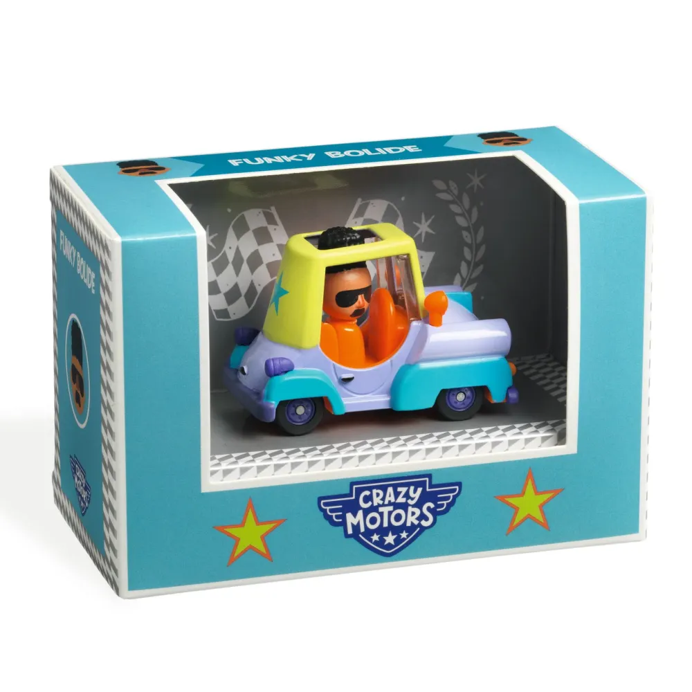 Autko CRAZY MOTORS FUNKY BOLIDE Djeco