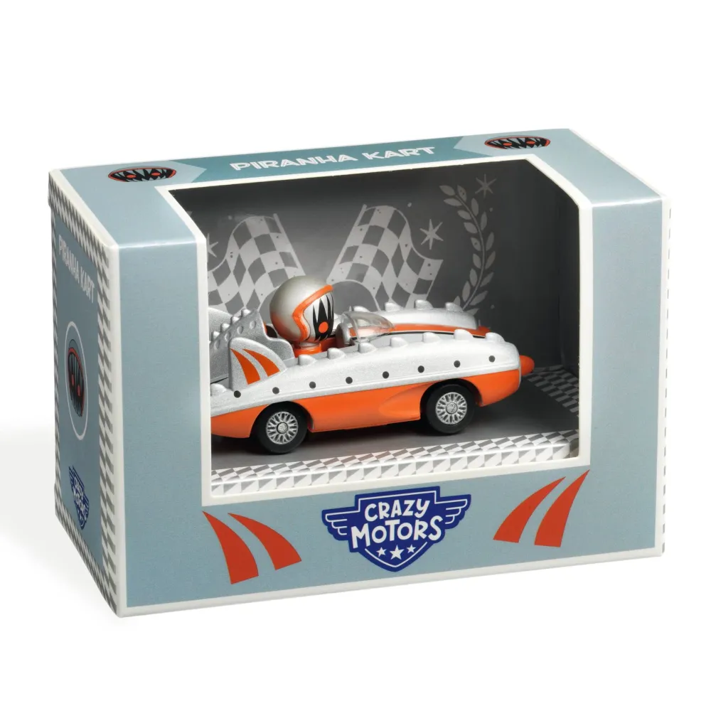 Autko CRAZY MOTORS PIRANHA KART Djeco