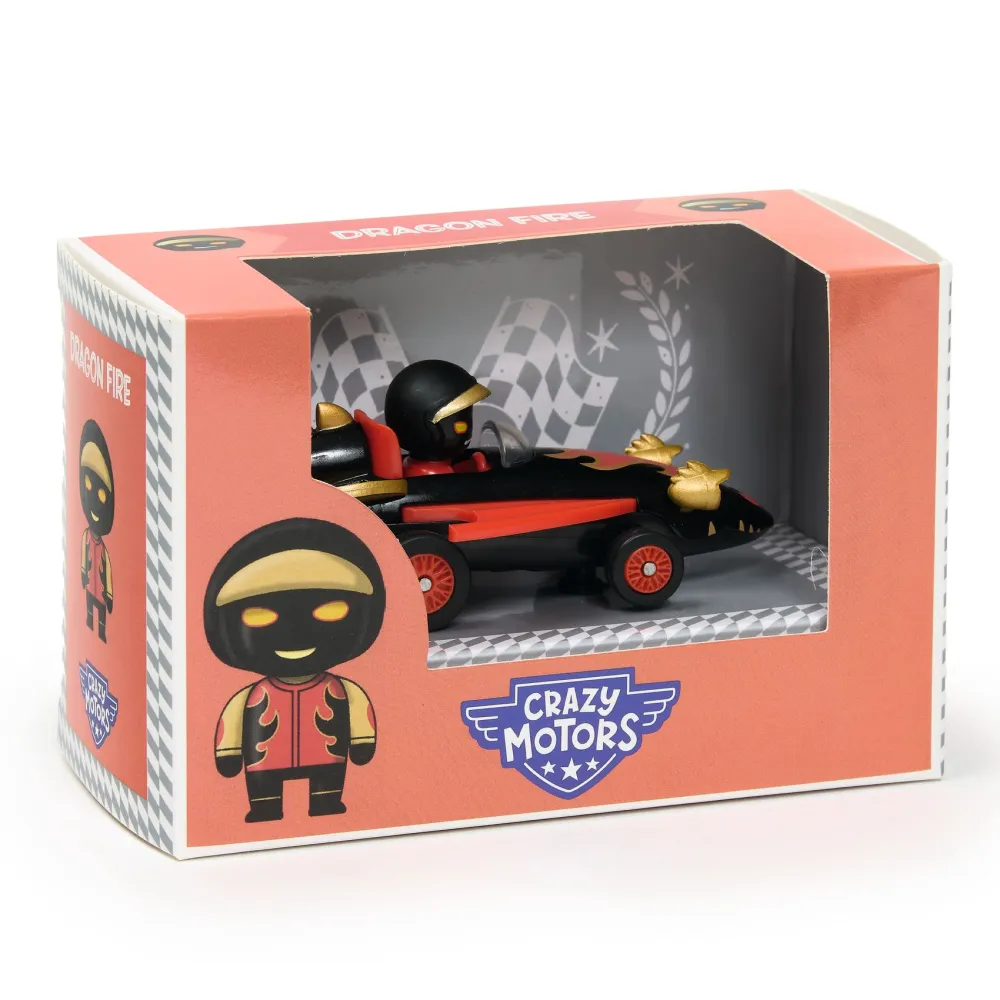 Autko CRAZY MOTORS DRAGON FIRE Djeco
