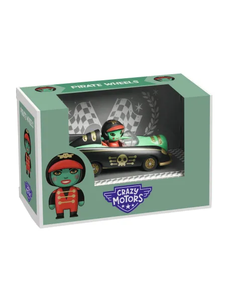 Autko CRAZY MOTORS PIRATE WHEELS Djeco