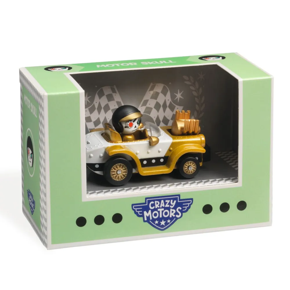 Autko CRAZY MOTORS MOTOR SKULL Djeco