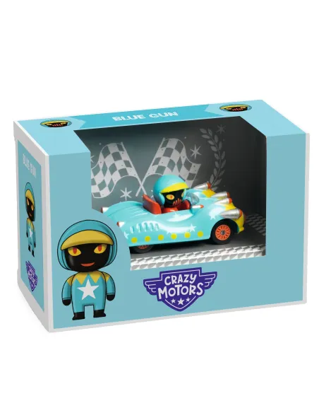 Autko CRAZY MOTORS BLUE GUN Djeco