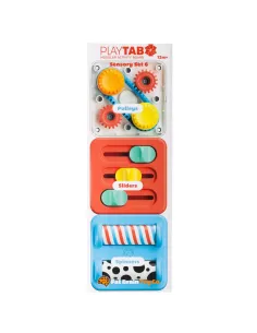 PlayTab Sensoryczne Kwadraty Zestaw 6 z Gąsienicą Fat Brain Toy