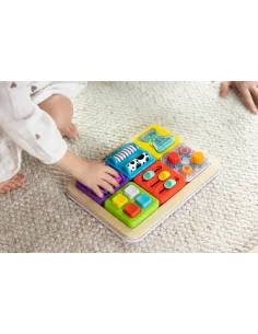 PlayTab Sensoryczny Kwadrat Suwaki Fat Brain Toy 2