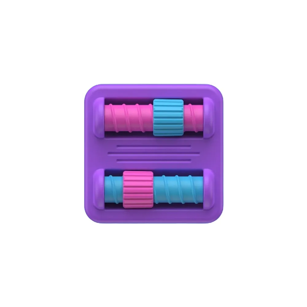 PlayTab Sensoryczny Kwadrat Nakrętki Fat Brain Toy