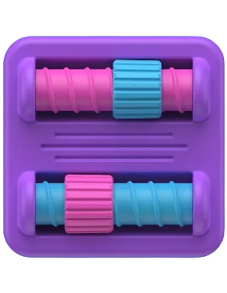 PlayTab Sensoryczny Kwadrat Nakrętki Fat Brain Toy