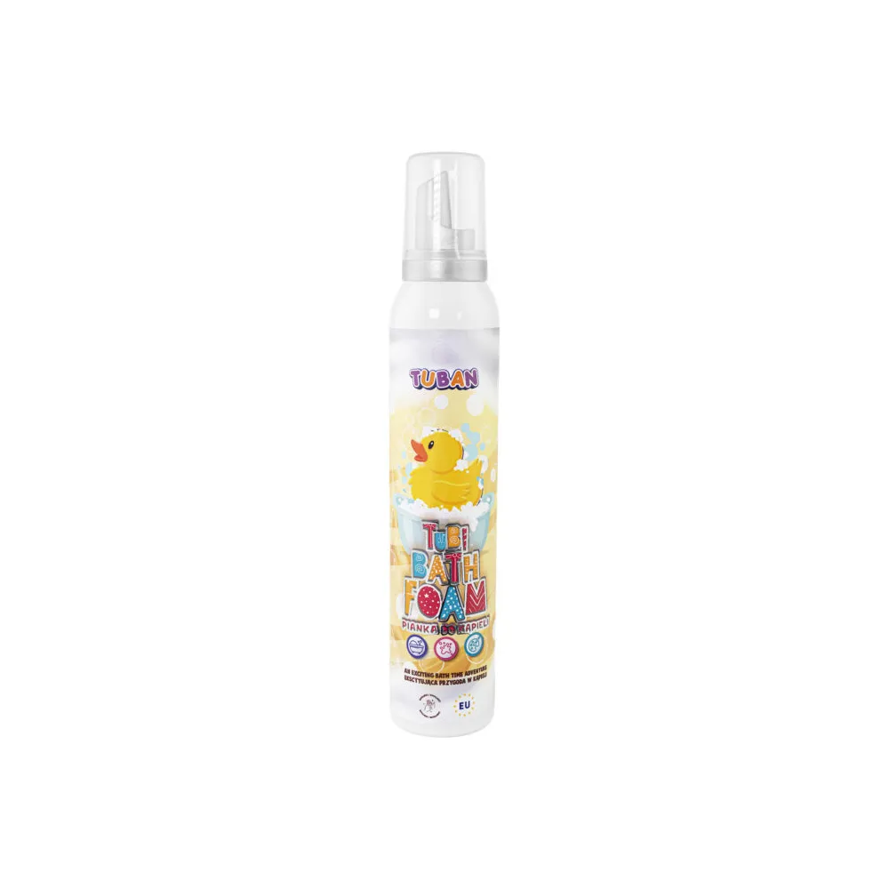 Tubi Pianka do kąpieli żółta 200 ml Tuban