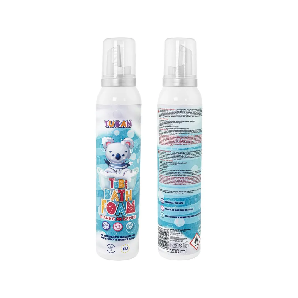 Tubi Pianka do kąpieli niebieska 200 ml Tuban