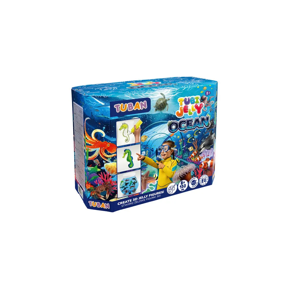 Zestaw Tubi Jelly 8 kolorów Duże akwarium Ocean Tuban