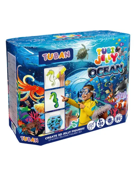 Zestaw Tubi Jelly 8 kolorów Duże akwarium Ocean Tuban