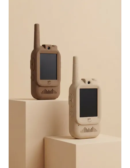 KidTooki Video Walkie Talkie Beige&Brown KidLupe