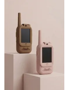 KidTooki Video Walkie Talkie Pink&Brown KidLupe
