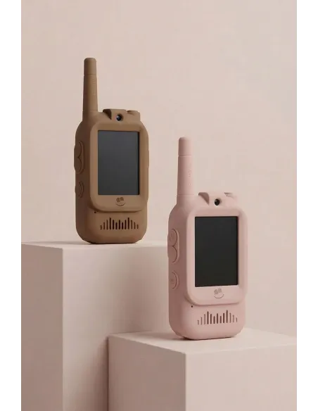 KidTooki Video Walkie Talkie Pink&Brown KidLupe